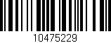 Código de barras (EAN, GTIN, SKU, ISBN): '10475229'