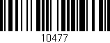 Código de barras (EAN, GTIN, SKU, ISBN): '10477'
