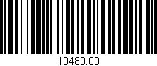 Código de barras (EAN, GTIN, SKU, ISBN): '10480.00'
