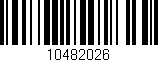 Código de barras (EAN, GTIN, SKU, ISBN): '10482026'