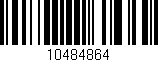 Código de barras (EAN, GTIN, SKU, ISBN): '10484864'