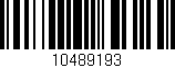 Código de barras (EAN, GTIN, SKU, ISBN): '10489193'