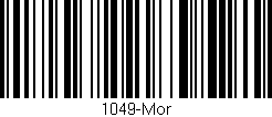 Código de barras (EAN, GTIN, SKU, ISBN): '1049-Mor'