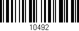 Código de barras (EAN, GTIN, SKU, ISBN): '10492'