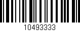 Código de barras (EAN, GTIN, SKU, ISBN): '10493333'