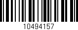 Código de barras (EAN, GTIN, SKU, ISBN): '10494157'