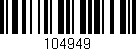 Código de barras (EAN, GTIN, SKU, ISBN): '104949'