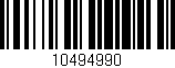 Código de barras (EAN, GTIN, SKU, ISBN): '10494990'