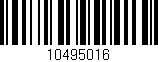 Código de barras (EAN, GTIN, SKU, ISBN): '10495016'