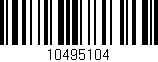 Código de barras (EAN, GTIN, SKU, ISBN): '10495104'