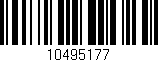 Código de barras (EAN, GTIN, SKU, ISBN): '10495177'
