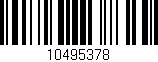 Código de barras (EAN, GTIN, SKU, ISBN): '10495378'
