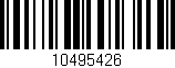 Código de barras (EAN, GTIN, SKU, ISBN): '10495426'