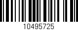 Código de barras (EAN, GTIN, SKU, ISBN): '10495725'