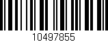Código de barras (EAN, GTIN, SKU, ISBN): '10497855'