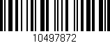 Código de barras (EAN, GTIN, SKU, ISBN): '10497872'