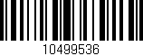 Código de barras (EAN, GTIN, SKU, ISBN): '10499536'
