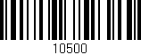 Código de barras (EAN, GTIN, SKU, ISBN): '10500'