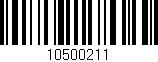 Código de barras (EAN, GTIN, SKU, ISBN): '10500211'