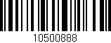 Código de barras (EAN, GTIN, SKU, ISBN): '10500888'