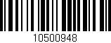 Código de barras (EAN, GTIN, SKU, ISBN): '10500948'