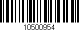 Código de barras (EAN, GTIN, SKU, ISBN): '10500954'