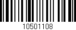 Código de barras (EAN, GTIN, SKU, ISBN): '10501108'