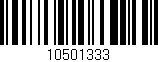 Código de barras (EAN, GTIN, SKU, ISBN): '10501333'