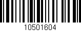 Código de barras (EAN, GTIN, SKU, ISBN): '10501604'