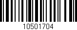 Código de barras (EAN, GTIN, SKU, ISBN): '10501704'