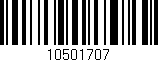 Código de barras (EAN, GTIN, SKU, ISBN): '10501707'