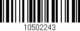 Código de barras (EAN, GTIN, SKU, ISBN): '10502243'