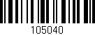 Código de barras (EAN, GTIN, SKU, ISBN): '105040'