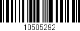 Código de barras (EAN, GTIN, SKU, ISBN): '10505292'