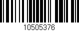 Código de barras (EAN, GTIN, SKU, ISBN): '10505376'