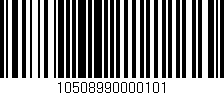 Código de barras (EAN, GTIN, SKU, ISBN): '10508990000101'