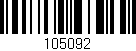 Código de barras (EAN, GTIN, SKU, ISBN): '105092'