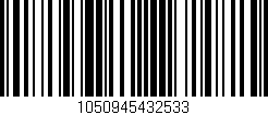 Código de barras (EAN, GTIN, SKU, ISBN): '1050945432533'