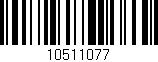 Código de barras (EAN, GTIN, SKU, ISBN): '10511077'