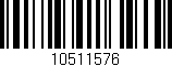 Código de barras (EAN, GTIN, SKU, ISBN): '10511576'
