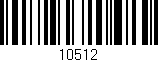 Código de barras (EAN, GTIN, SKU, ISBN): '10512'