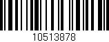 Código de barras (EAN, GTIN, SKU, ISBN): '10513878'