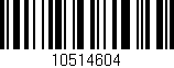 Código de barras (EAN, GTIN, SKU, ISBN): '10514604'