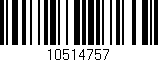 Código de barras (EAN, GTIN, SKU, ISBN): '10514757'