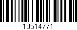 Código de barras (EAN, GTIN, SKU, ISBN): '10514771'