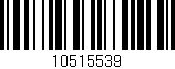 Código de barras (EAN, GTIN, SKU, ISBN): '10515539'