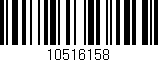 Código de barras (EAN, GTIN, SKU, ISBN): '10516158'