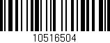 Código de barras (EAN, GTIN, SKU, ISBN): '10516504'