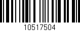 Código de barras (EAN, GTIN, SKU, ISBN): '10517504'
