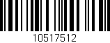 Código de barras (EAN, GTIN, SKU, ISBN): '10517512'